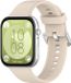 By Qubix Qubix - Siliconen bandje met gesp - Beige - Geschikt voor Huawei Watch Fit 3 / 4 / 5