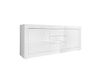 Buffet 2 portes 3 tiroirs BRIGHT blanc laqué