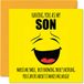 Grappige Make Me Smile Grappige verjaardagskaarten voor zoon - Joke Happy Birthday Card voor zoon van mama of papa, zoon Banter verjaardagscadeaus, 145mm x 145mm verjaardag wenskaarten cadeau voor zoon
