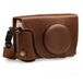 MegaGear MG1893 Ever Ready Lederen Camera Case compatibel met Fujifilm X100V - Bruin