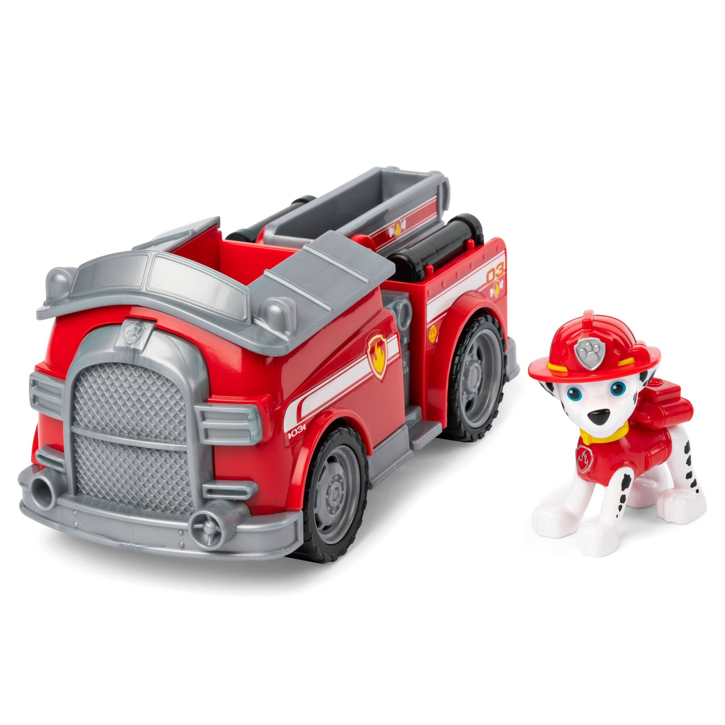 PAW Patrol Marshall Voertuig met Figuur - Speelgoedvoertuig - 3+ jaar