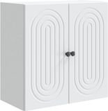 vidaXL Wandkast Wit 59 x 31 x 60 cm Bewerkt hout