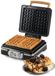 DOMO DO9281W Wafelijzer – XL wafels 4x7 - Belgische Wafels – 1520 W – Timer – Zwart