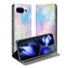 B2Ctelecom Google Pixel 9a Book Case Watercolor Light