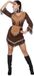 Wilbers Indianen Vrouw Bruin-52 - Polyester - EAN: 8718348046186