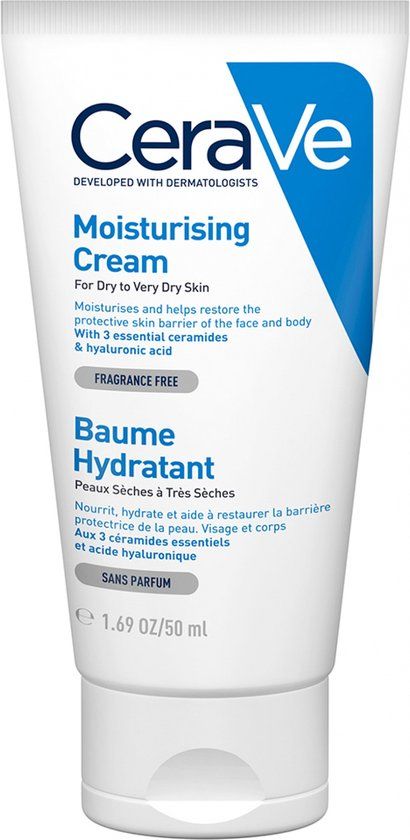 CeraVe Moisturizing Cream - 50ml - For Dry to Very Dry Skin
