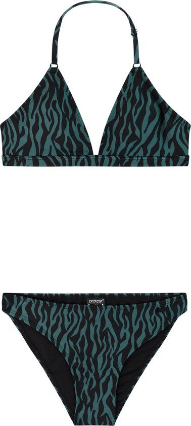 Protest PRTFabu JR Bikini Set Meisjes Laurel Green Dierenprint