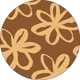 Bonateks Ronde digitaal bedrukte muismat, antislip onderkant, voor kantoor en thuis, diameter: 22 cm