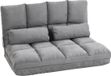HOMCOM Chaise de sol - Suède - Gris clair