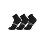 LI-NING Chaussettes à coupe basse (lot de 3) Noir nouveau/Noir nouveau/Noir nouveau XL AWTW007-1H