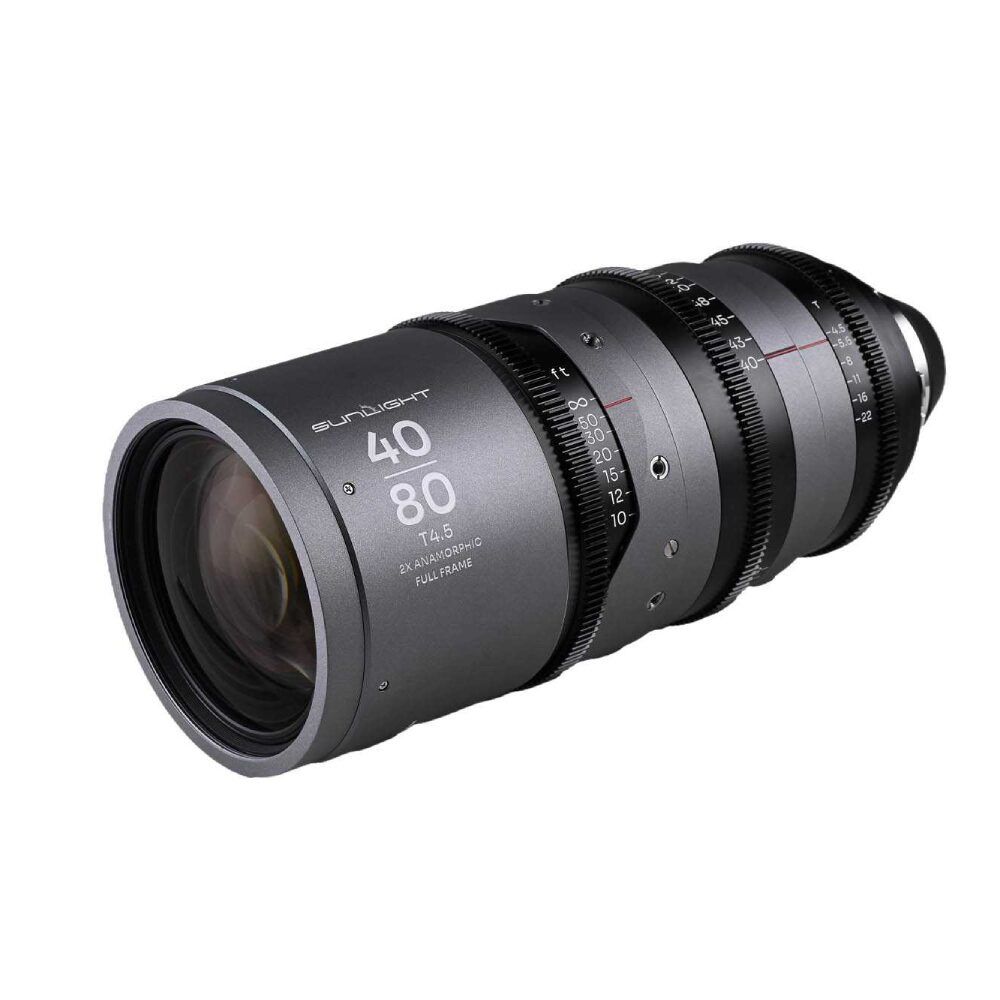 Laowa Sunlight FF 40-80mm T4.5 2X Anamorphic Zoom Clear PL-mount objectief