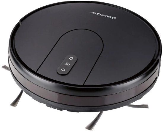 SILVERCREST Robotstofzuiger met dweilfunctie - 2-in-1: stofzuigen en dweilen - Zwart