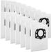 PromoHome® 10 stuks stofzuigzakken voor nat- en droogzuigers - hoogwaardige filterzakken