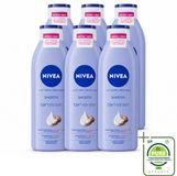 Nivea Lait pour le corps lisse 6 x - Beurre de karité - 72 heures d'hydratation - Pour peau sèche - 250 ml