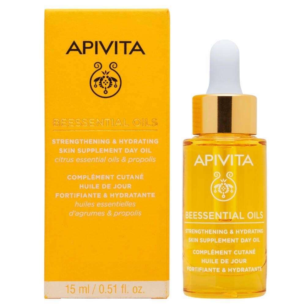 Apivita Beessential Strengthening & Hydrating Day Oil 15ml