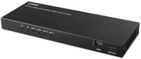Lindy 4-poorts HDMI 8K60 splitter met audio - Zwart