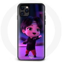 Maniacase Etui voor iPhone 12 Pro Max BTS TinyTAN Jin Animatie