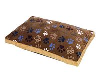 Nobby Comfort kussen hoekig Classic "LISSI" bruin 90 x 65 x 14 cm