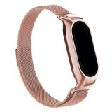 Coole COOL armband voor Xiaomi Smart Band 8 Metal Rose Gold