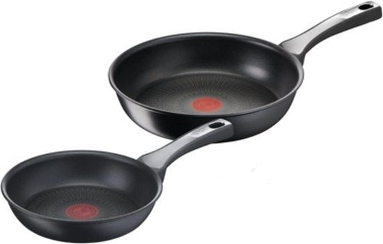 Tefal Unlimited ON 2-delige pannenset 20/26 cm - inductie | Zwart