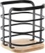 Item International keukengerei houder - Zwart - 12 x 14,5 cm - Metaal