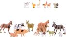 Johntoy Boerderij speelfiguren - 40x stuks - dieren set - kunststof