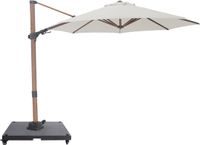 AXI Solis Zweefparasol Ø 300 cm Houtlook/Beige