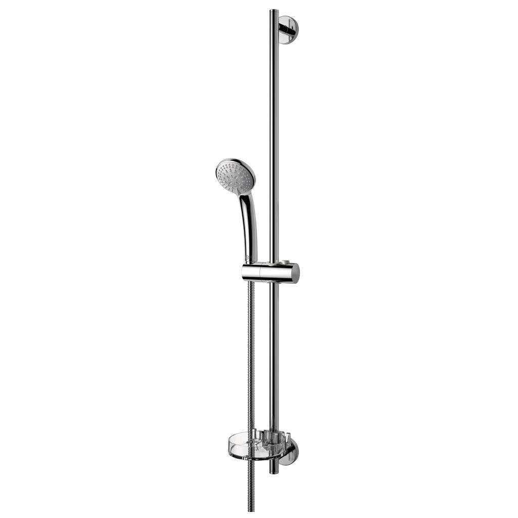 Ideal Standard Idealrain glijstangset 90cm met handdouche 80mm 3 standen chroom b9504aa
