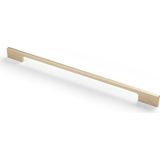 GTV Meubelgreep EXTEND – stanggreep aluminium 350 mm, keukengreep, kastgreep, lichtgoud geborsteld, gatafstand 320 mm, ladegreep, modern, designer meubelbeslag elegant