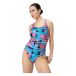 Speedo Maillot de bain 1 pièce pour femme Allov Dig Lattice Powerback