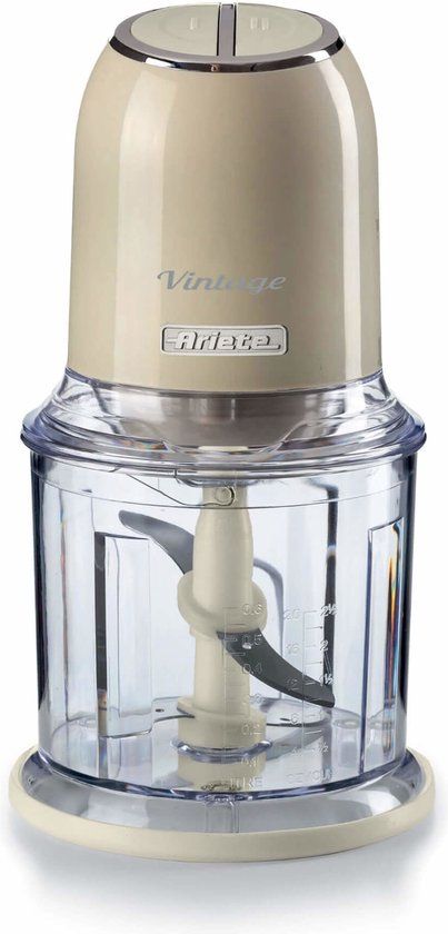 Ariete 0438/03 - Vintage hakmolen - 600 ml - 400 Watt - Beige