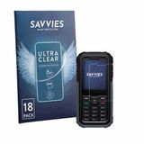 Savvies Screenprotector voor TCL OneTouch 5044 - Folie Beschermfolie transparant 18 Stuks