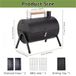 StarTech Draagbare barbecue voor buiten - Houtskoolgrill voor kamperen - Draagbare grill voor reizen, tuinieren en picknicken