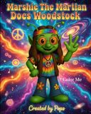 Marshie The Martian Does Woodstock: ColorMe Book