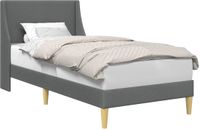 vidaXL Bedframe Effen met hoofdeinde verbindingplaat