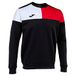 Joma Sweatshirt Crew V Zwart Rood Wit