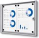 Quantore Vergrendelbaar notitiebord indoor economy 2x a4 Zilver