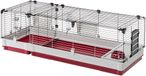 Ferplast Krolik 160 Konijnenkooi - Grijs/Rood - 162x60x50 cm