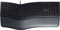 Cherry KC 4500 ERGO Ergonomisch Toetsenbord QWERTZ Zwart