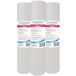 Filtri Acqua Italia Waterfilterpatroon van polypropyleen, 10 inch, micron 1 voor OSMOSI, waterreiniger, 3 stuks