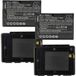 Vhbw 2x Batterie Compatible Avec Honeywell Dolphin Ct65 Ct60 Ordinateur Mobile Pda Scanner (4700mah, 3,8v, Li-polymère)