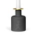Solstickan Design Solstickan bougeoir en céramique Gris foncé-anthracite