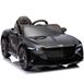 Voiture Luxe elektrische auto voor kinderen, 12 V, officiële licentie, ouderbediening, schaardeuren, vering, 3 snelheden, ledverlichting, muziek, claxon, veilig kindervoertuig, zwart