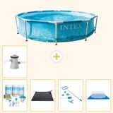 Intex Rond Frame Zwembad - 305 x 76 cm - Waterprint