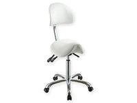 GIMA 45261 Ergo kruk met rugleuning, wit