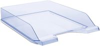 DONAU Brievenbak Standaard Transparant Blauw / 6 stuks - A4
