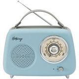 Halterrego Bluetooth-radio Retro Blauwgrijs