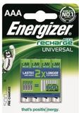 Energizer Universal AAA, HR3, Micro 0 Oplaadbare batterijen