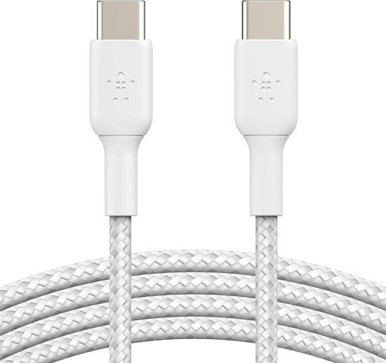 Belkin USB-C Cable - 2m - USB 2.0 - White - 2-Pack