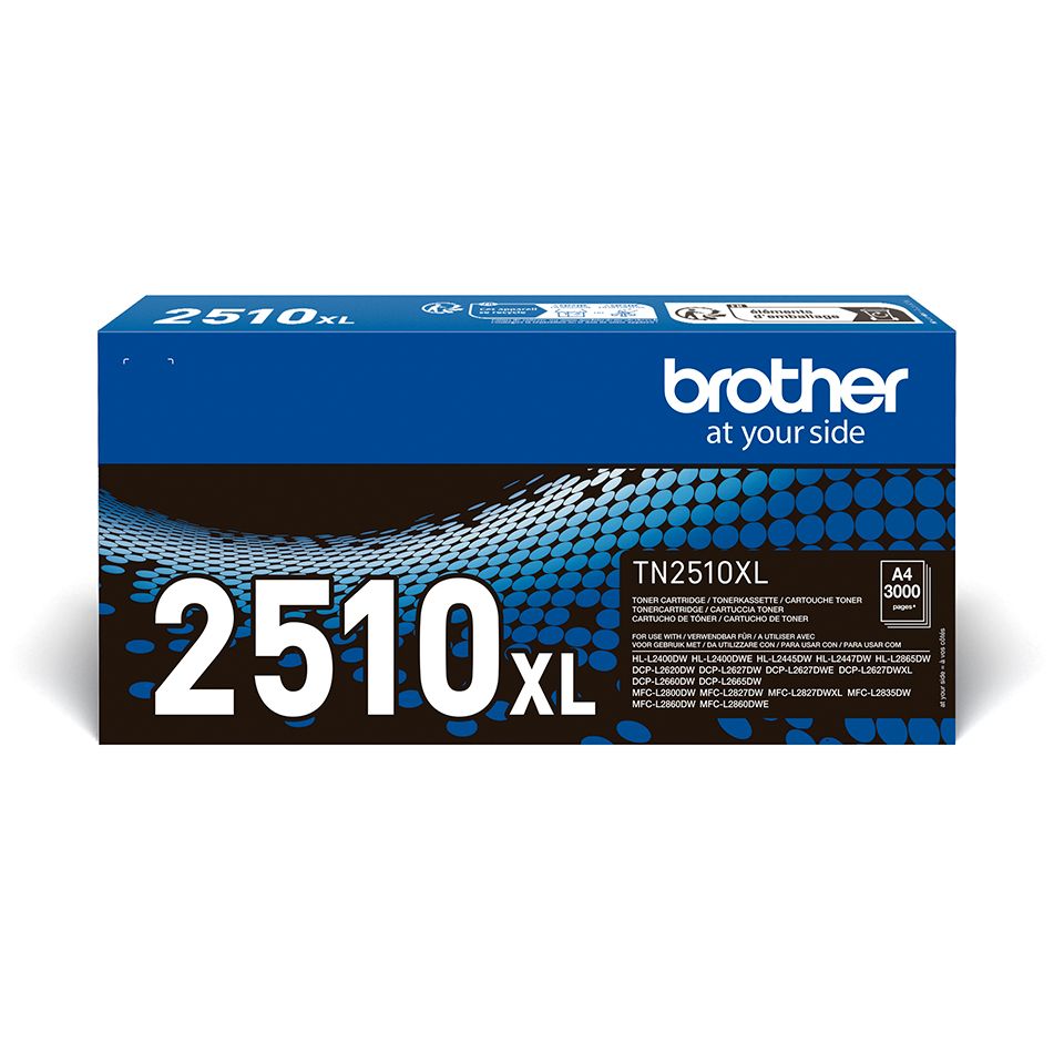 Brother TN-2510XL Zwart Toner Cartridge (Origineel)